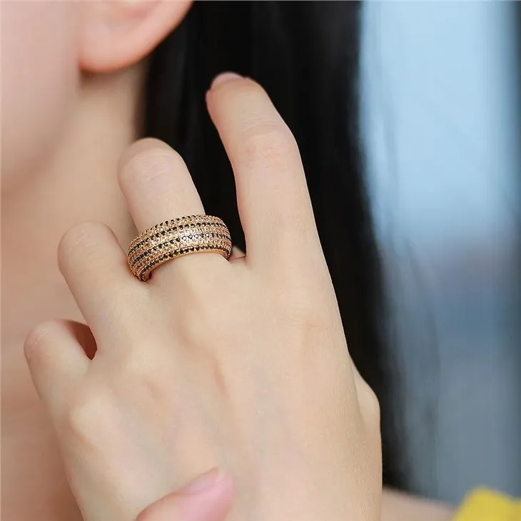 Klasični Cz Micro Pave prsten