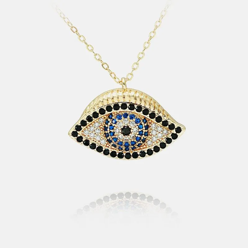 Privjesak Evil Eye pozlaćen