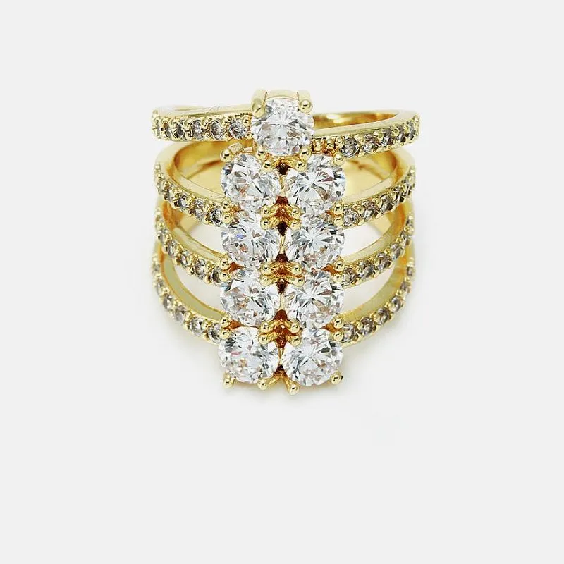 Luksuzni dizajnerski modni set prstenja