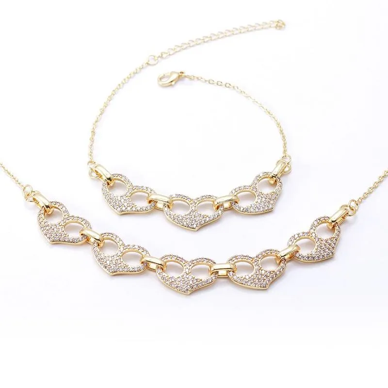 Ogrlica Narukvica Srce Set nakita