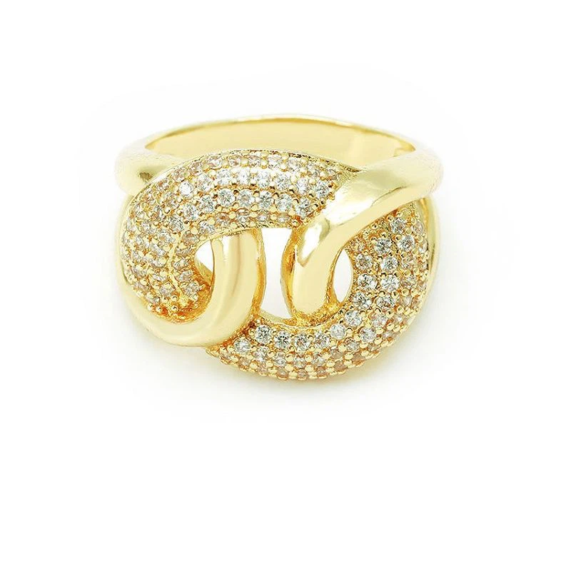 Pave Cz srebrni prsten za žene