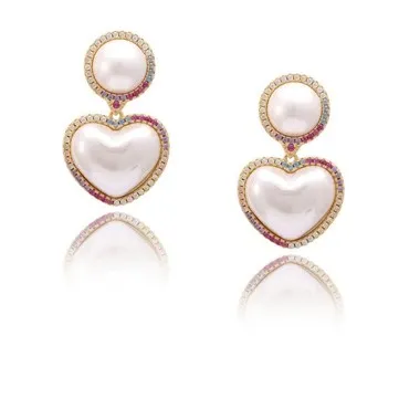 Padajuća biserna naušnica u obliku školjke