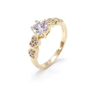 Romantični srebrni dizajn vjenčanog prstena