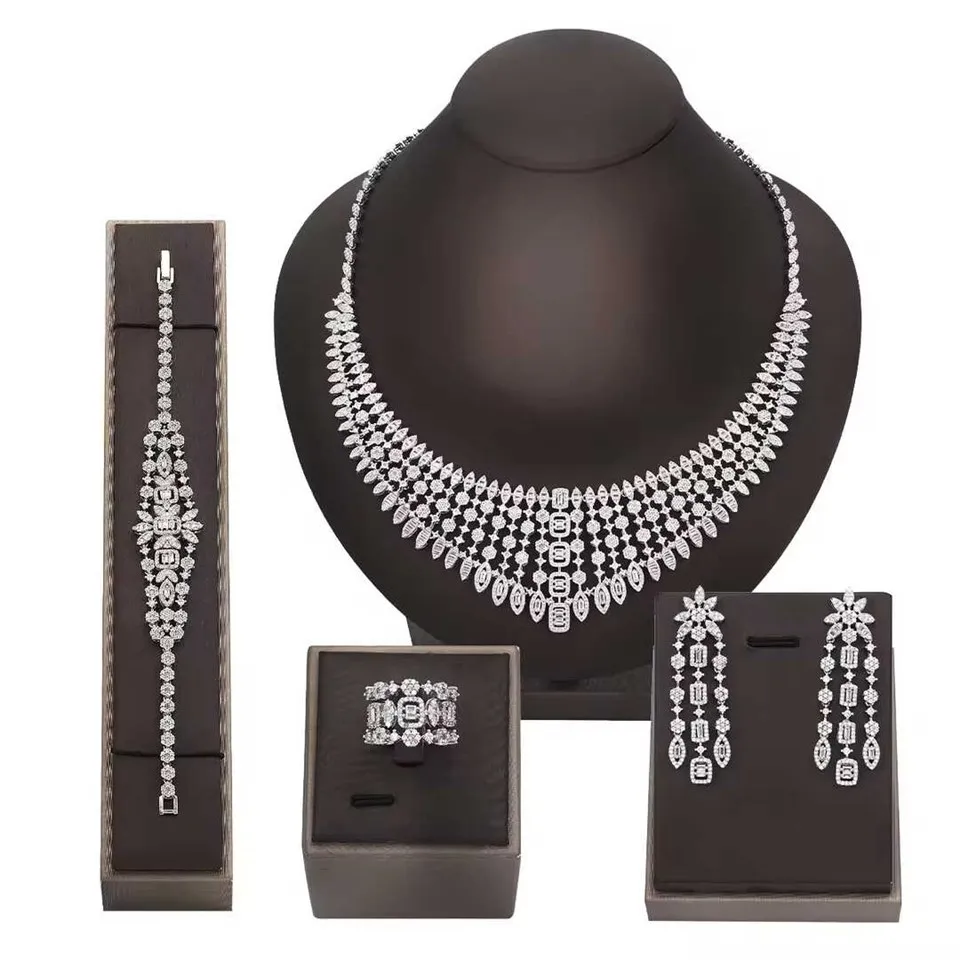 Luksuzni setovi vjenčanog nakita od kristala